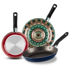 3-Piece Frying Pan Set (7.1, 7.9 & 9.4 IN) For all Stovetops, Dishwasher Safe...