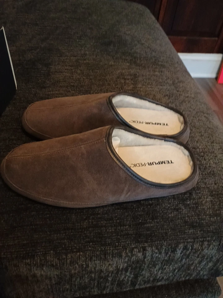 Zapatillas sin cordones para hombre TEMPUR-PEDIC Tony talla 11 M Shiloh carbón TP6155-005 Foto 2 de 4