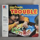 Vintage 1986 Trouble Board Game Pop O Matic Milton Bradley