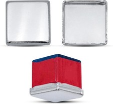 Cru5h Billiards Metal Chalk Holder Square Perfect Fit for Master Chalk Cubes