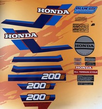 1984 Atc200s Complete Oem Decal Kit Atc 200s Stickers 84