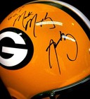 Aaron Rodgers & CEO Mark Murphy W/Inscrip Signed Green Bay Packers F/S Helmet — photo 1