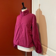 Lululemon Athletica Women's Magenta Hooded Lightweight Windbreaker Jacket