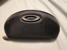 Oakley Sunglasses Case Only Black Hard Shell Zip Around W/ Foam Insert- Used