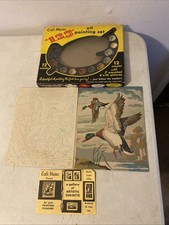 1954 Vintage Craft Master Numbered Oil Painting Set K-26 Fly South 8 x 10