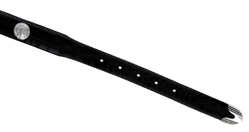 Herren Gürtel echtes vollnarbiges Rindsleder Gürtel mit Indianerkopf Conchos - Bild 4 von 5
