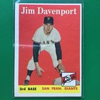 1958 TOPPS  #413  JIM DAVENPORT  RC  NRMT