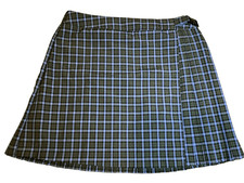 Wild Fable Plaid Pleated Skirt School Summer Spring Coastal Beach Buckle