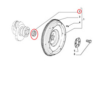 Buchse Antriebswelle Motor Fiat Uno - Coupé - Lancia Delta Original 7725371
