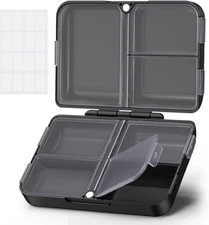 Daily Pill Organizer Fit with Your Purse or Pocket, Compact Travel Pill Box Case