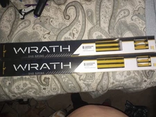 Wrath 340 Spine Fletched Carbon Arrows-6 Pack Trophy Ridge