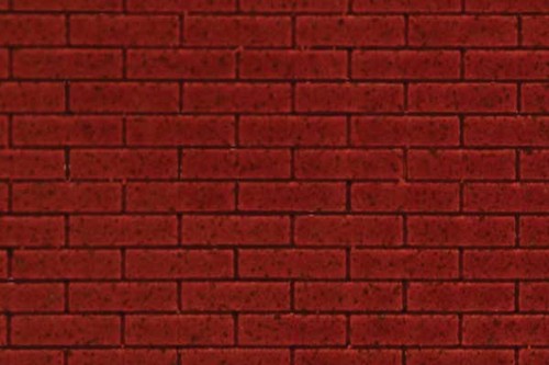 Chooch ~ Paquete flexible de hojas de adoquines de ladrillo rojo oscuro (2) ~ 3-3/4 x 12" ~ 8671 | Zustand: New