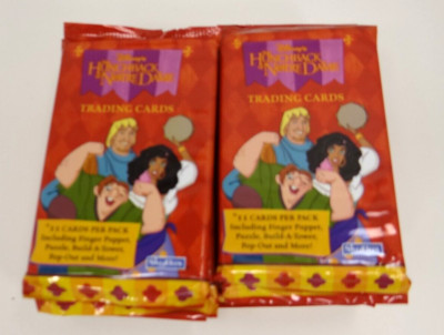 Disney Vintage Hunchback Of Notre Dame Trading Cards 20 Packs New Sealed