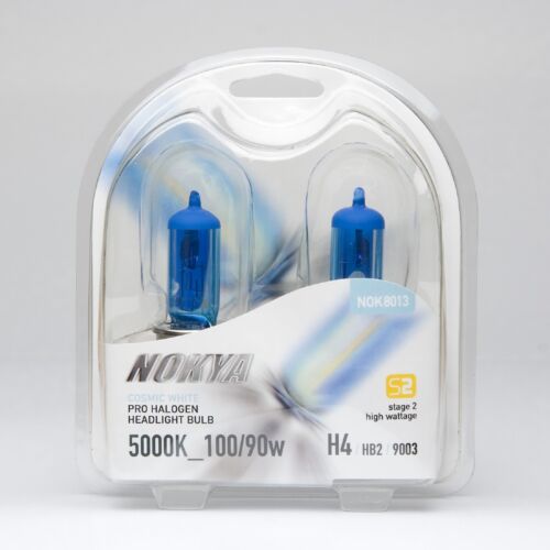 Nokya 5000K White 9003 HB2 H4 Nok8013 100/90W Two Bulbs Fog Head Light High Beam - Picture 2 of 12