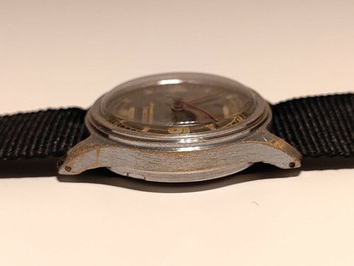 VINTAGE RARE WW2 ERA MILITARY 30mm MEN'S SWISS WATCH "ORIS" CAL.202EW/7 jewels - Picture 8 of 11