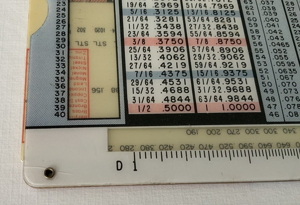 TAD DATA Moveable Universal Reference Calculator 1964 Associated