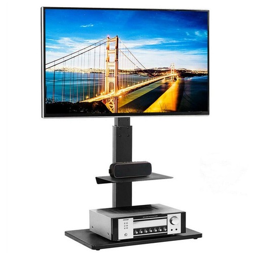 TV Standfuß 32-65" LED LCD TV Ständer Bodenständer Höhenverstellbar schwenkbar - Bild 2 von 10