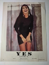 Vintage 1990s Print Ad Yes Clothing Co Fashion Apparel