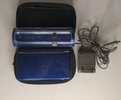 Nintendo DS Lite Blue with Blue playable case, Blue Dock and charger Nintendo