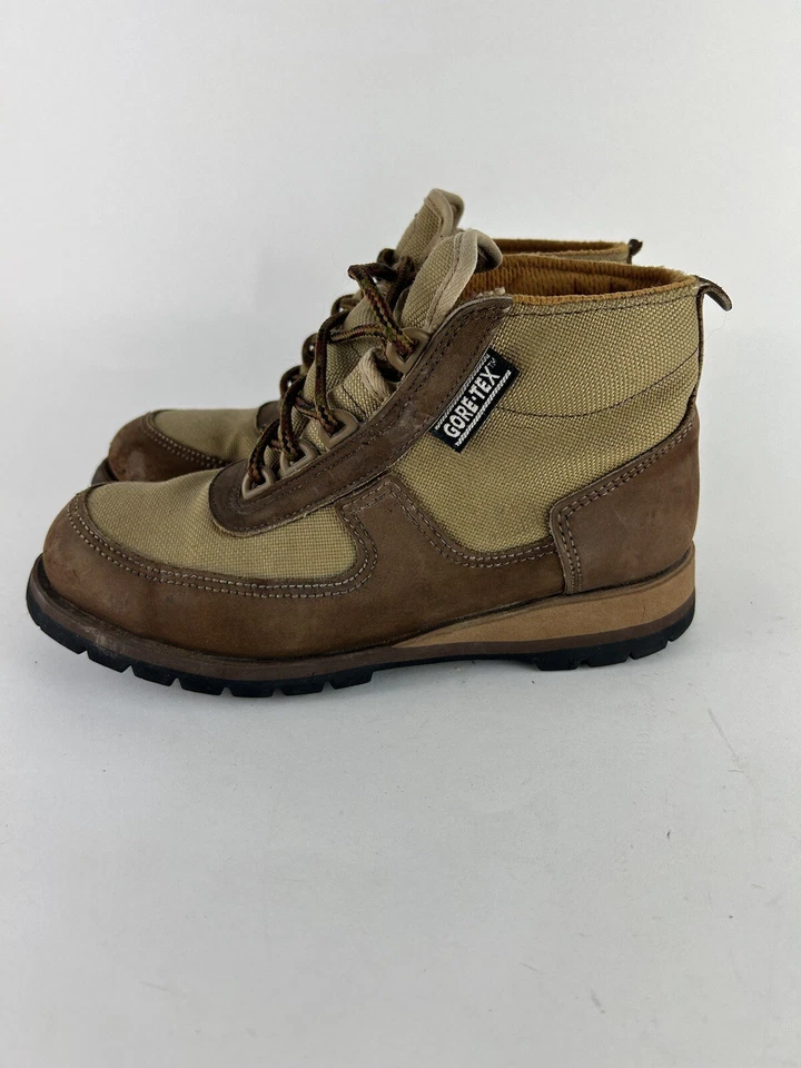 Botas de caminhada Rocky Gore-Tex feminina tamanho 7 M couro marrom/bege 4050 - Imagem 2 de 4