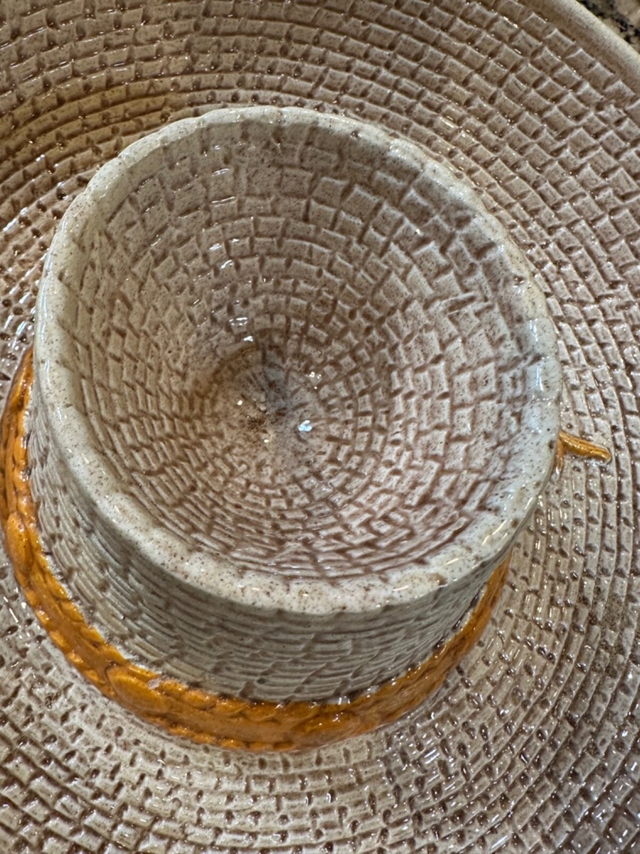 Whittier Ware Pottery WPO 86 Ceramic Sombrero Cowboy Hat  display picture 1