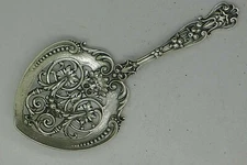 GORHAM STERLING SILVER H46 SPECIAL ORDER ART NOUVEAU LION MAN FACE BON BON SPOON