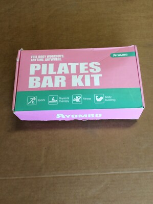 Pilates Bar Kit with Resistance Bands, Pilates Workout Equipment For Home