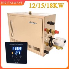 12kw stainless steel Steam Generator Auto descaling Sauna Room Steam Bath Machin
