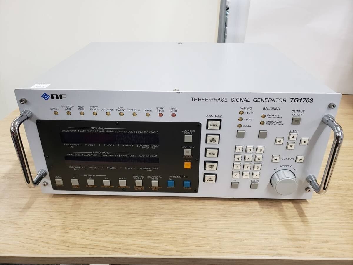 Nf TG1703 3 Phase Signal Generator 1703 for sale online | eBay Nf TG1703 3 Phase Signal Generator 1703 for sale online | eBay