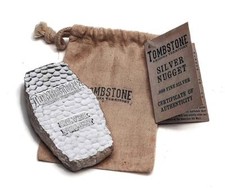 1 Kilo Tombstone Silver Nugget Bullion Bar .999 Fine Silver 32.15 ounces #A262 81.33 per troy oz