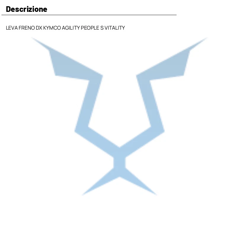 LEVA FRENO DX per Kymco 50 People 2T 1999-2004 - Immagine 4 di 4