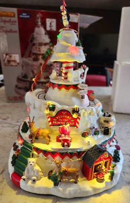 Lemax Christmas ''North Pole Tower'' Sights & Sounds SKU 84348 EX 2018