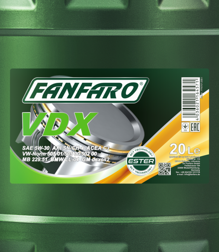Масло моторное fanfaro 5w30