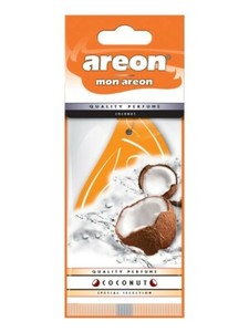 Areon Mon Modern Classic Design Hanging Car Air Freshener, Coconut Scent (3800034952361)