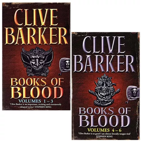 Books Of Blood Omnibus Series by Clive Barker 2 Books Set - Fiction - Paperback