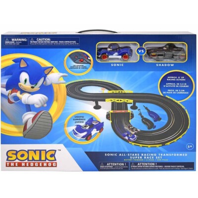 All-Stars Racing Transformed Sonic Vs. Shadow R/C Slot Car Super Race Set