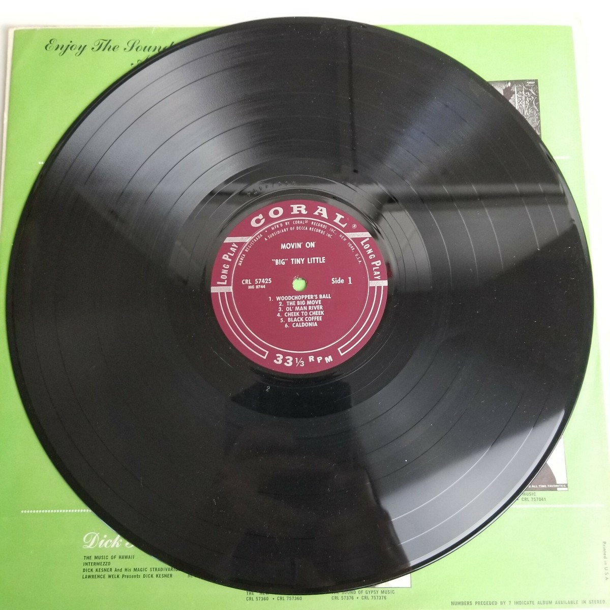 Big Tiny Little Movin' On LP CRL 57425 | eBay