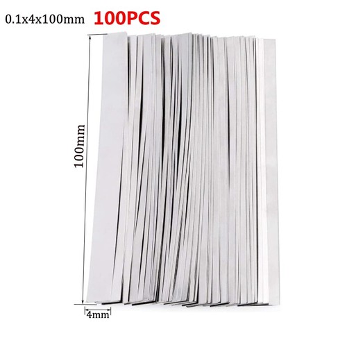 Striscia di nichel 0,1*4mm-100mm per pacchi batteria Li saldatrice a punti SUK - Foto 3 di 6