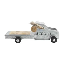 Mud Pie Home S'Mores Tin Pickup Truck Shape Party Camping Serving Platter