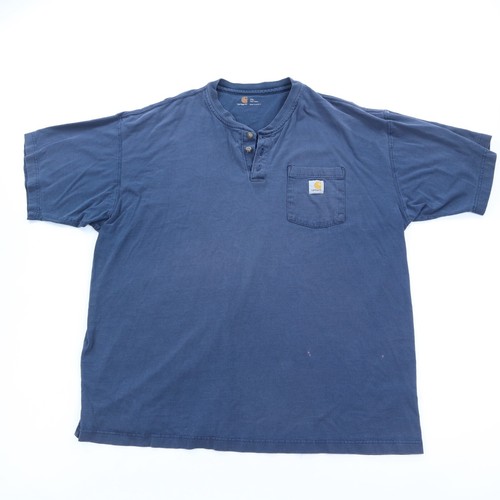 Carhartt Henley Work T-Shirt Tee Lot of 5 Faded Distressed Grunge Workwear SS - Picture 3 of 16