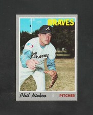 1970 Topps Phil Niekro #160 ~~ HOF ~ Braves ~~ Sharp Card