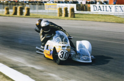 Derek Jones and Brian Ayres, Daytona Weslake Moto GP Motorcycle 1975 Old Photo 1