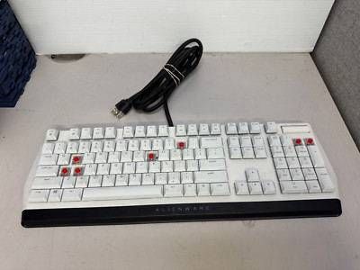 Alienware Low Profile RGB Mechanical White Gaming Keyboard AW510K GN5TM*