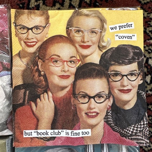 assorted 120 pc Funny Cocktail Napkin - Anne Taintor Napkin Wine drinking - Picture 6 of 9