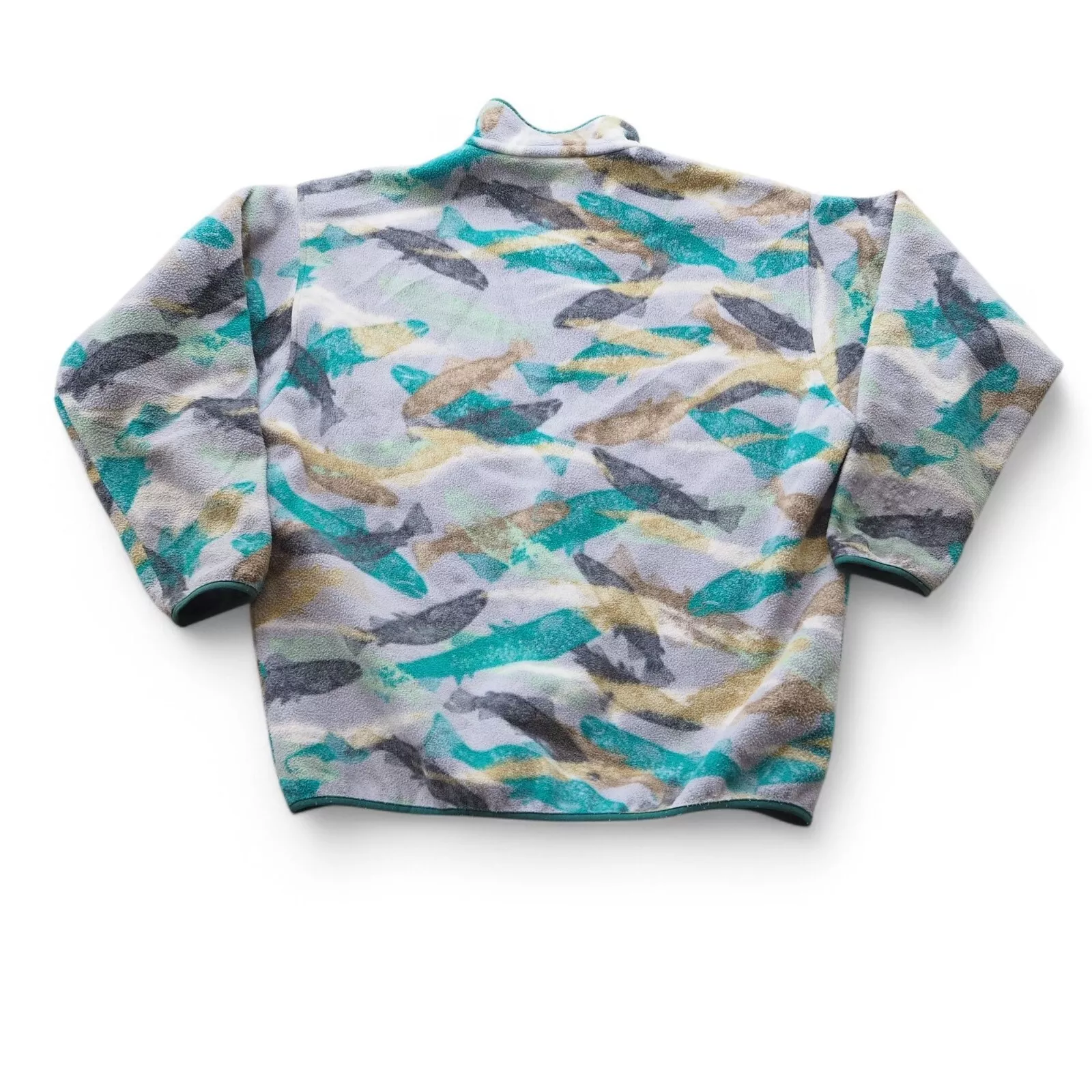 patagonia synchilla snap-t fleece pullover fish trout tails legend jacket