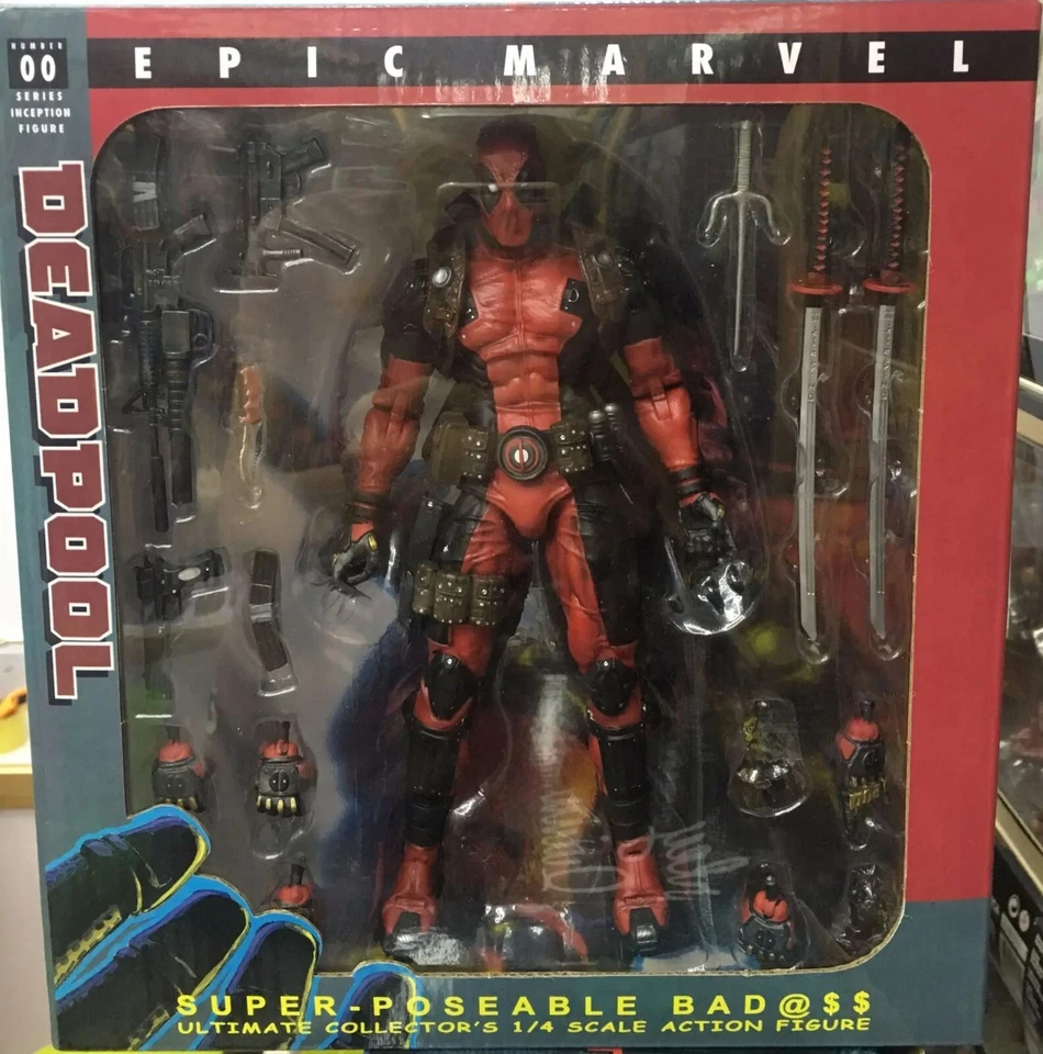 NECA Marvel X-Men Deadpool Ultimate Collector's 8" Figura de Acción Modelo Caja Foto 3 de 3