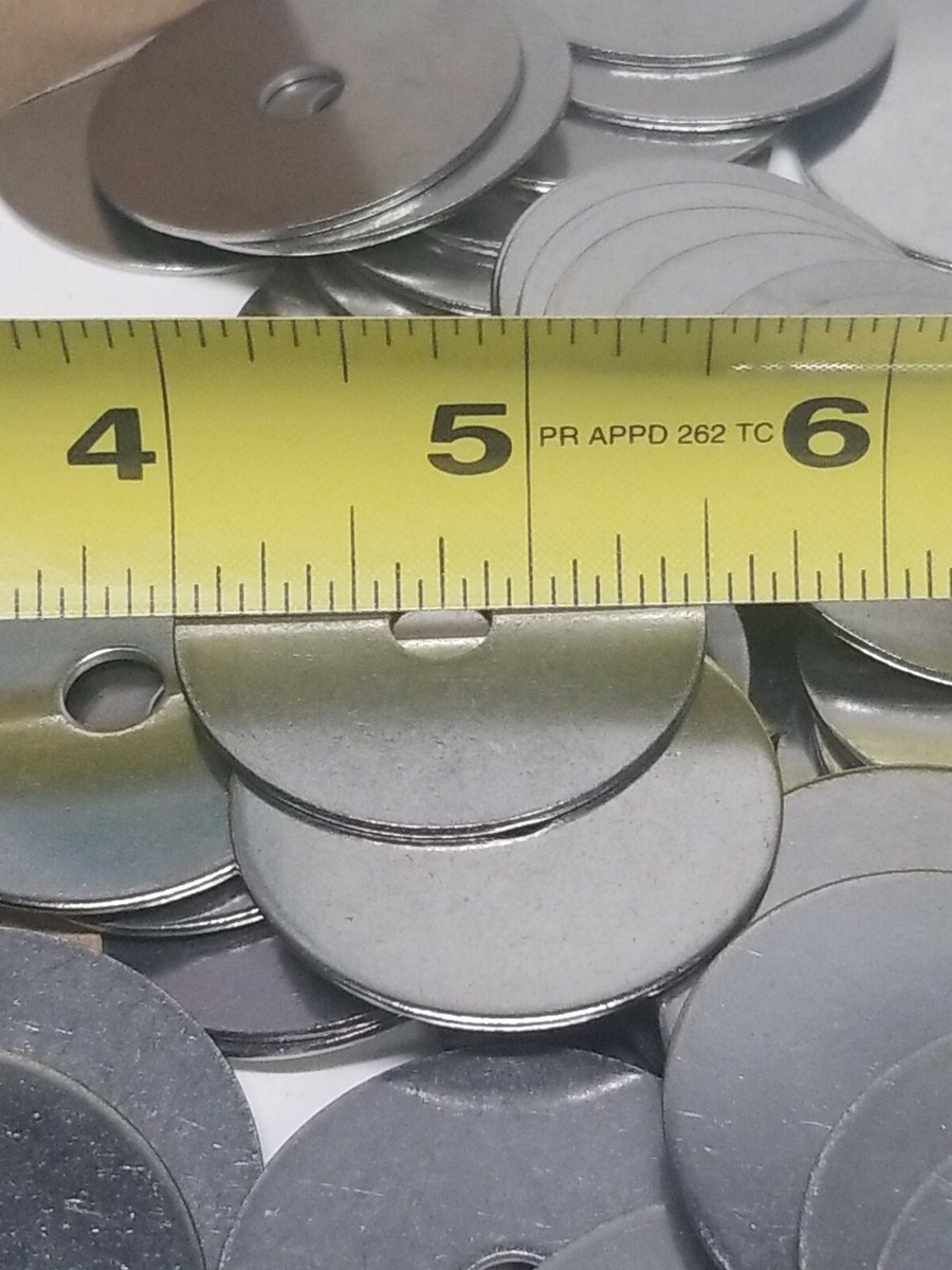 25-Pack Fender Washers – 1/4″ X 1-1/2″ Diameter, Zinc Plated Steel, Grade 2 – For Home, Farm, Automotive, And Industrial Use