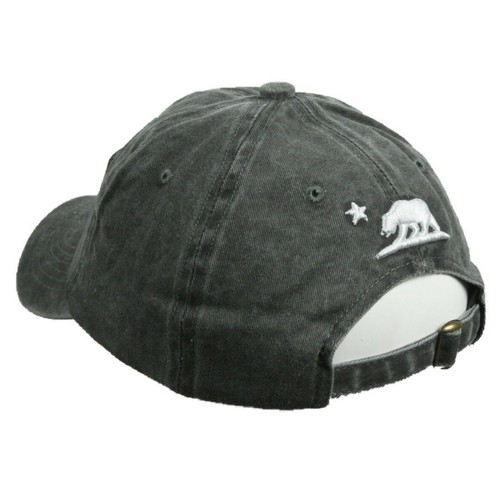 Baseball Cap California Sun Dad Mütze Baumwolle Hip Hop Cali Bär verstellbar Wandern - Bild 7 von 20