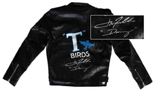 John Travolta Autographed Grease T-Birds Motorcycle Jacket ASI Proof