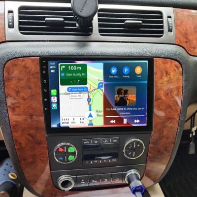 For Chevy Silverado 1500 2500HD 2007-2012 Apple Carplay Car Stereo Radio GPS RDS